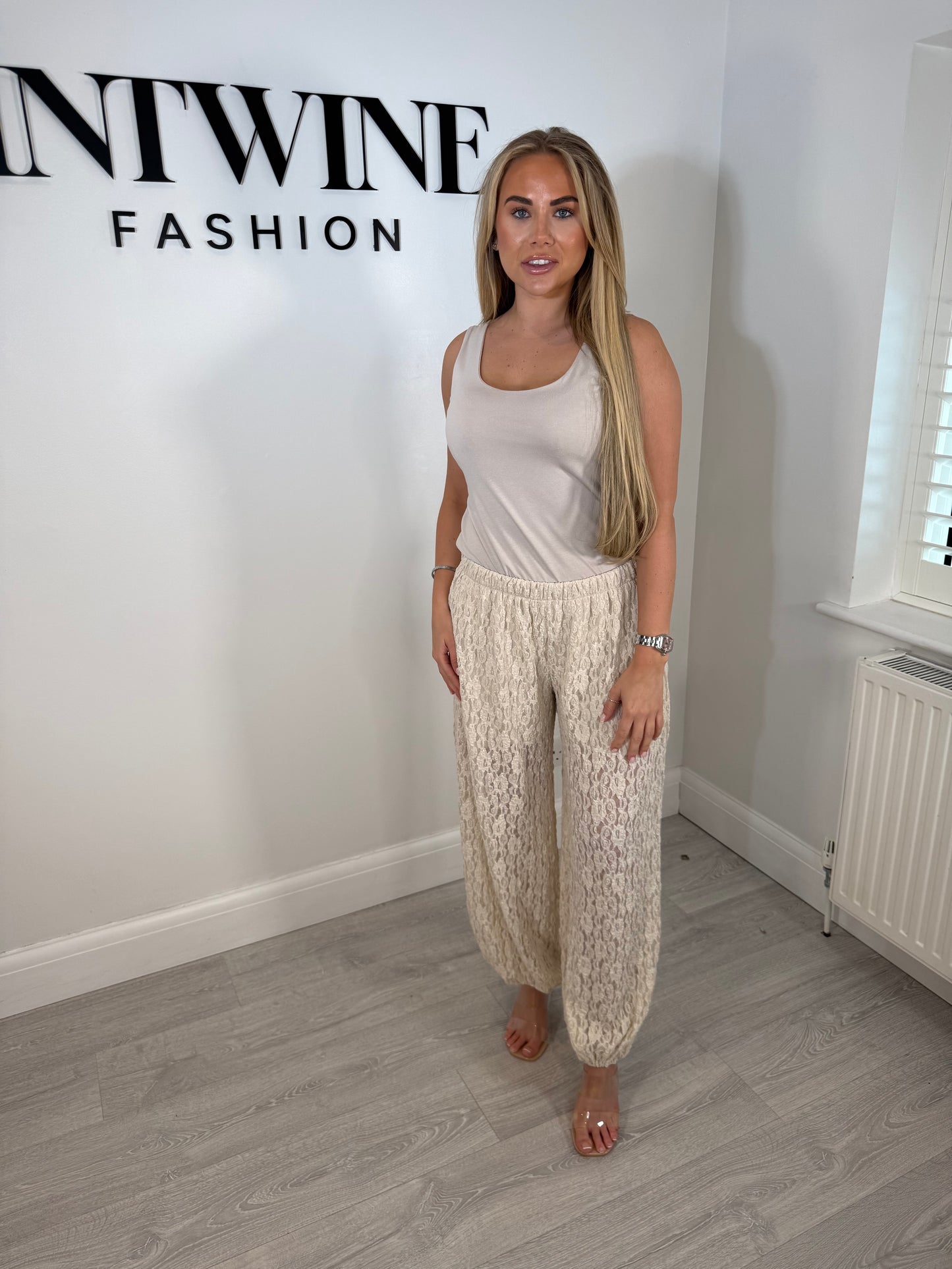 JESSIE Lace Parachute Trousers