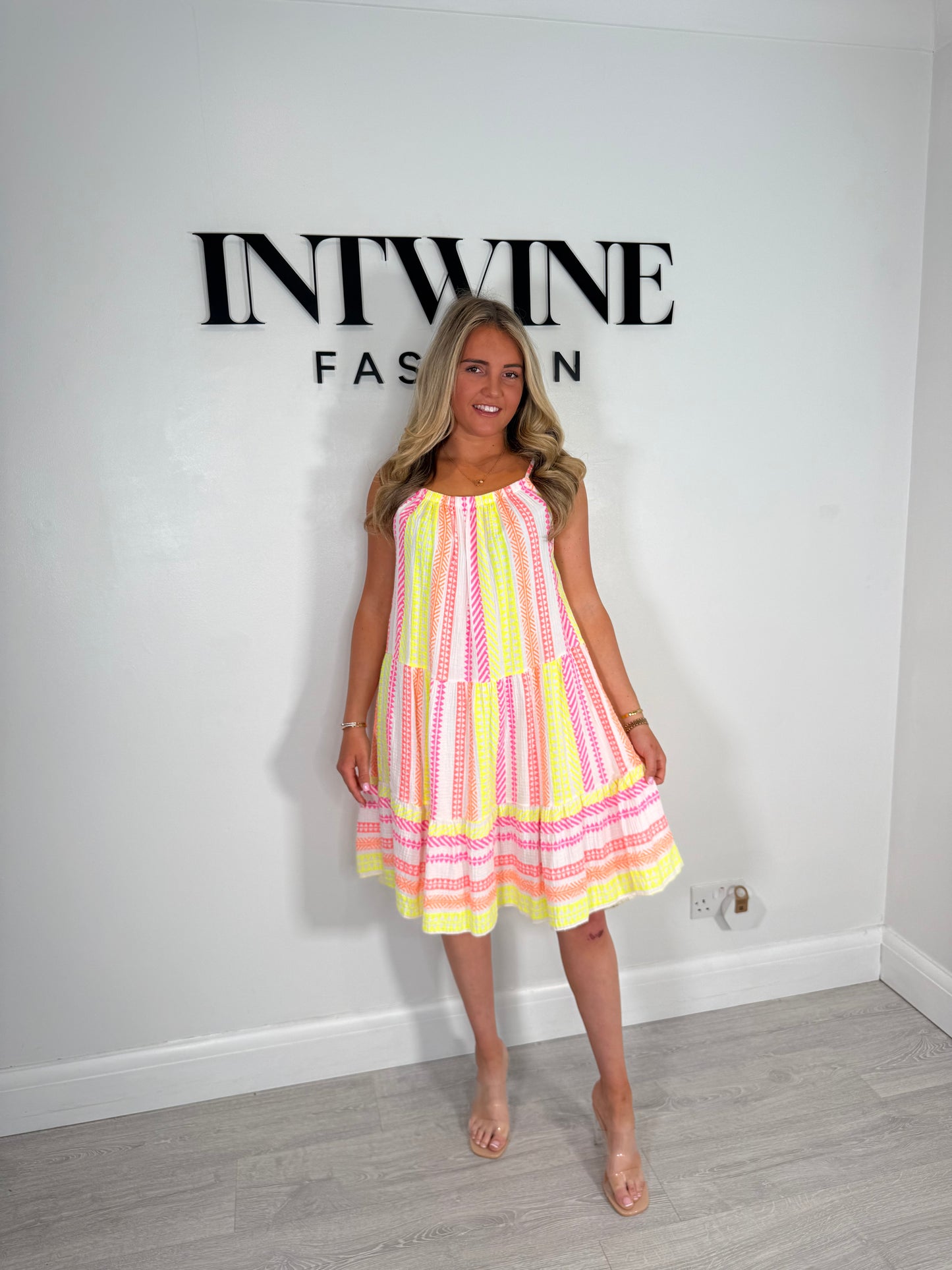 Vestido de gasa Maddie