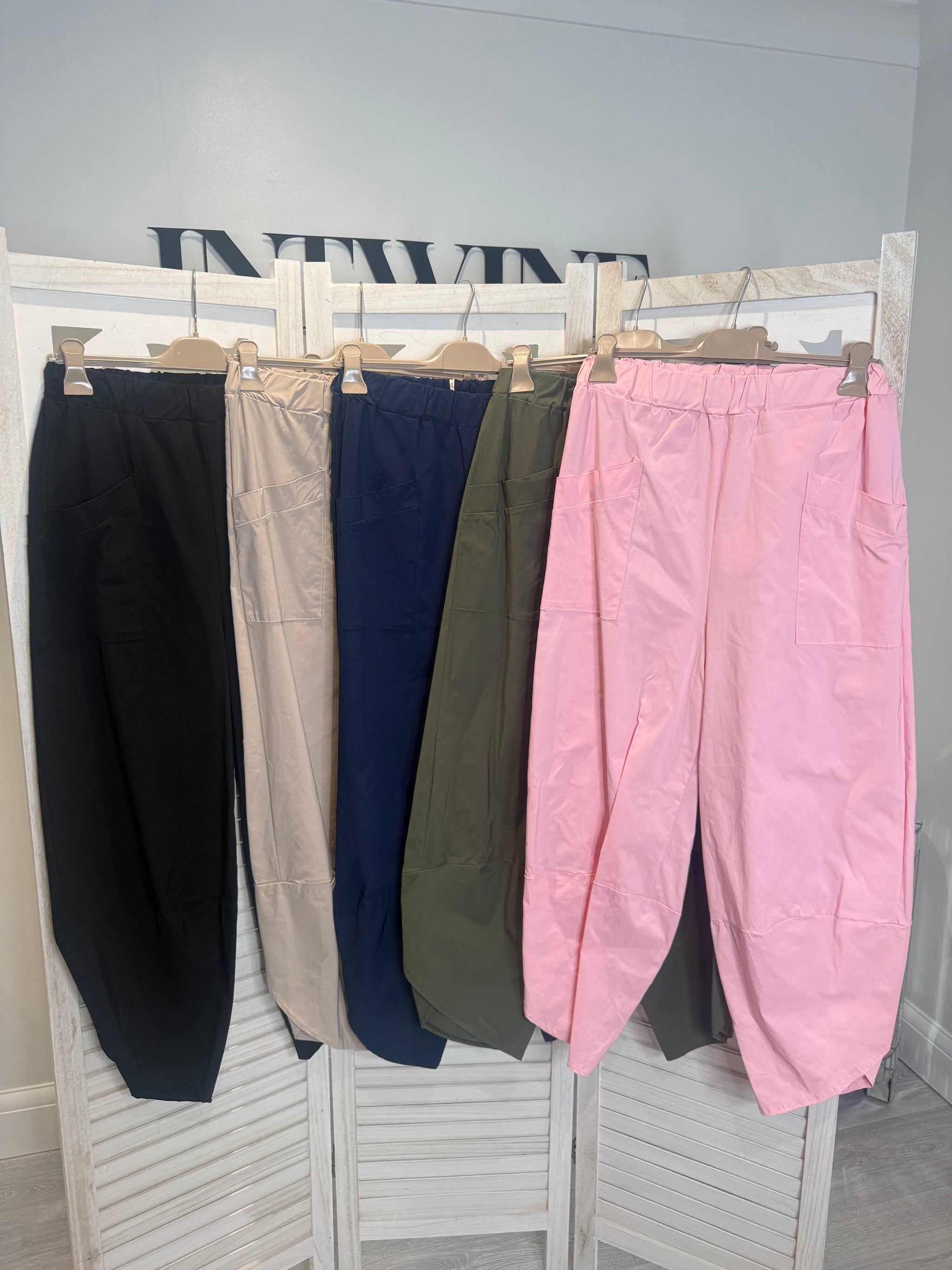 Betty barrel leg magic trousers