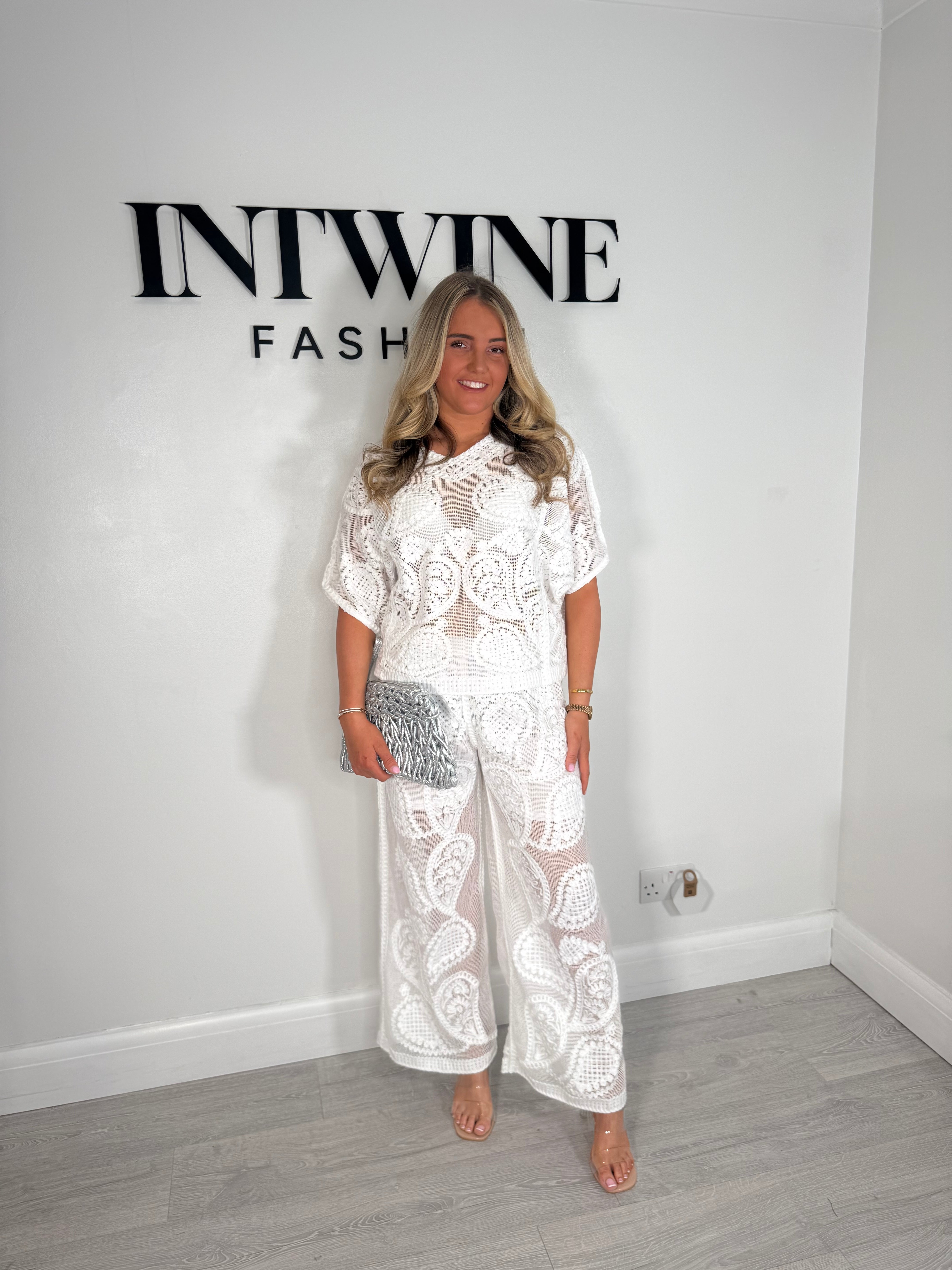 Claire crochet trouser Coord – Intwine Fashion