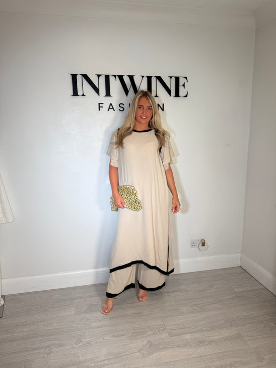 Susan Two Tone Trouser Coord