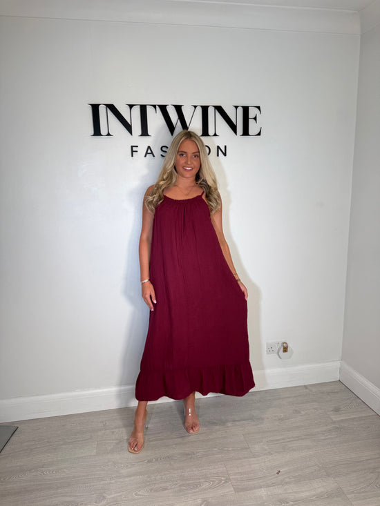 Riley Elastic Cotton Dress