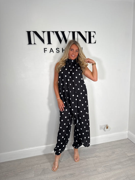 Phoebe polka dot asymmetric coord