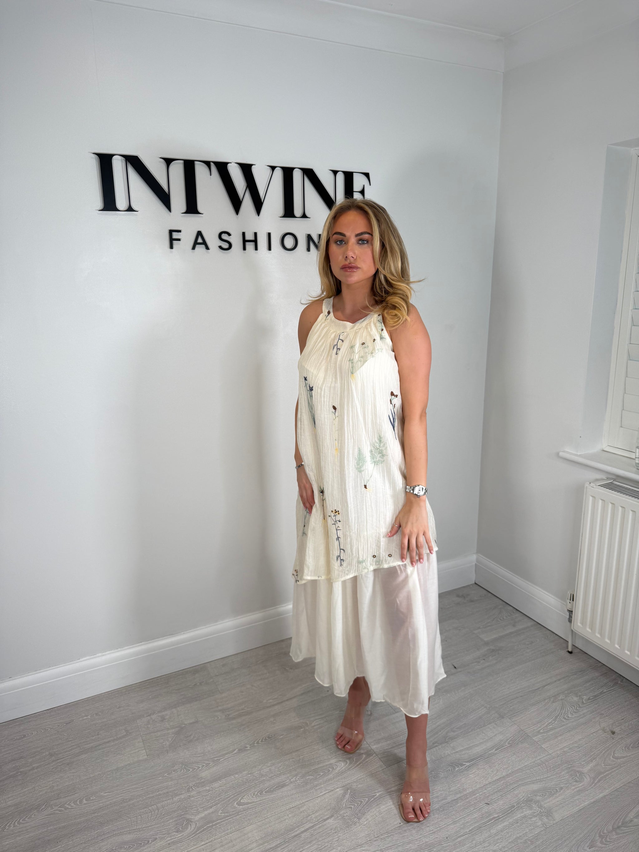 ELIZA Floral Flowy Dress