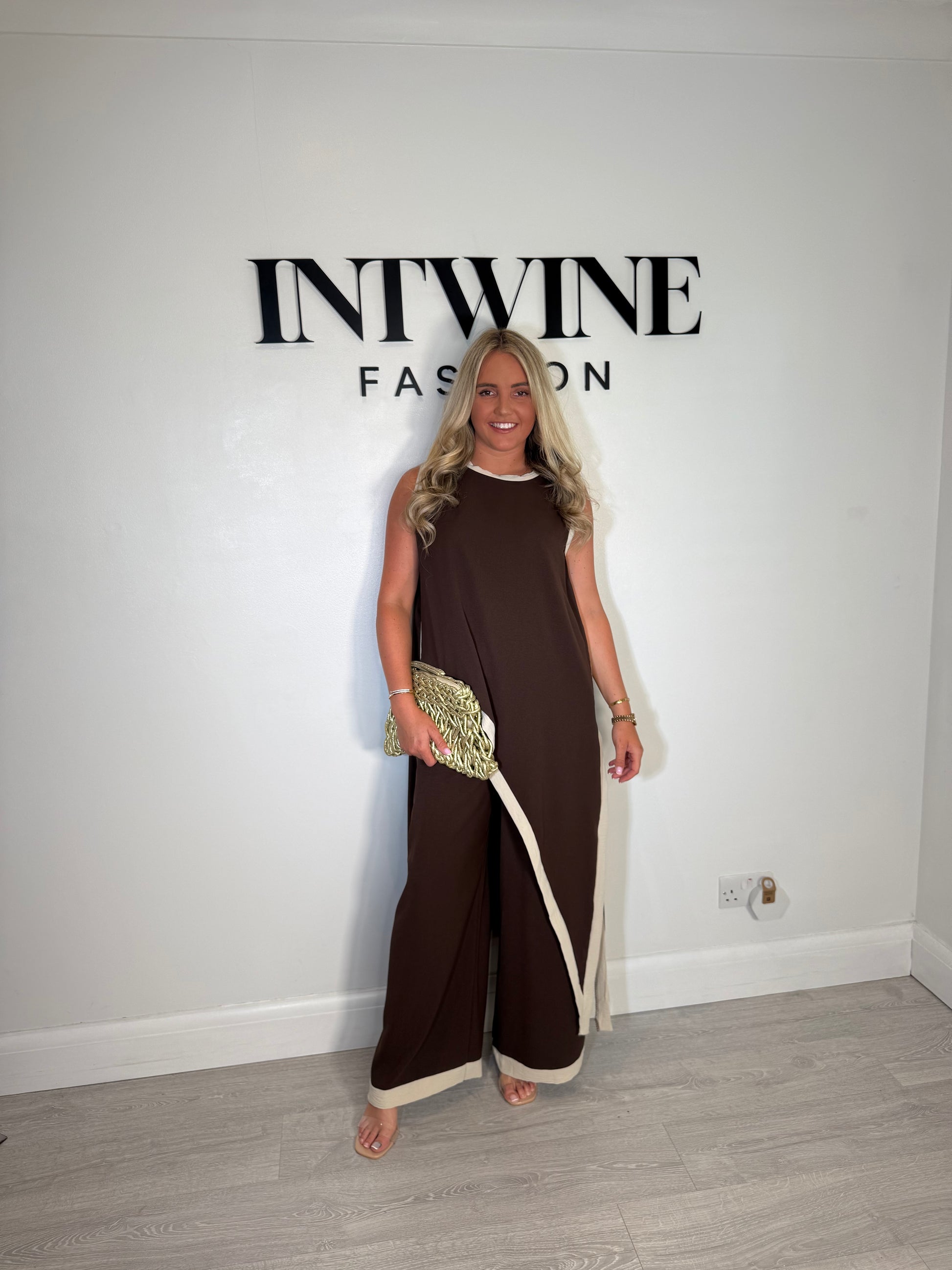Orla Asymmetric Long Line Two Tone Coord