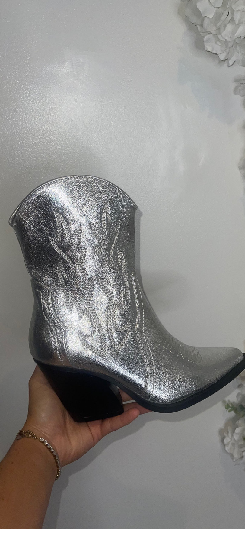 Metallic Cowboy Boots