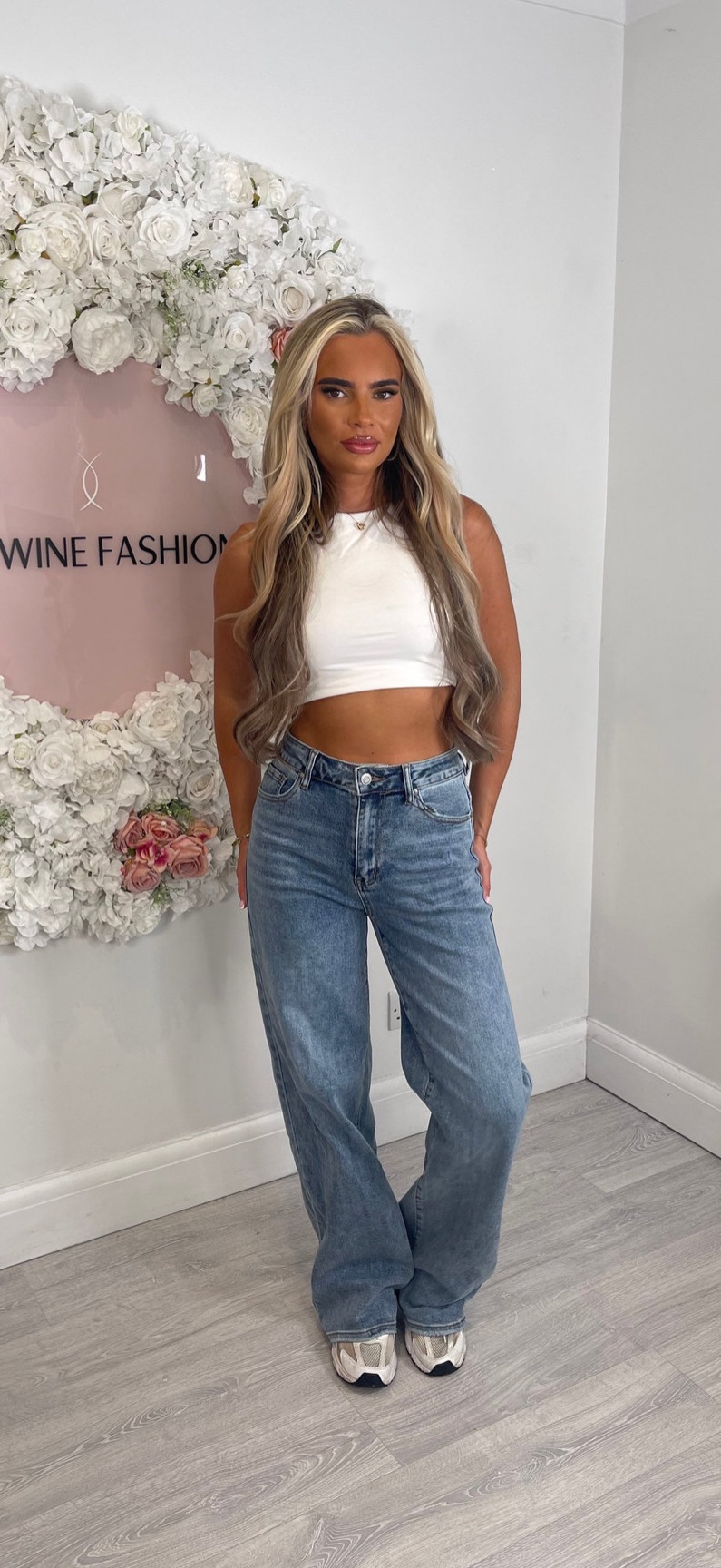 Viral Stretch Dad Jeans