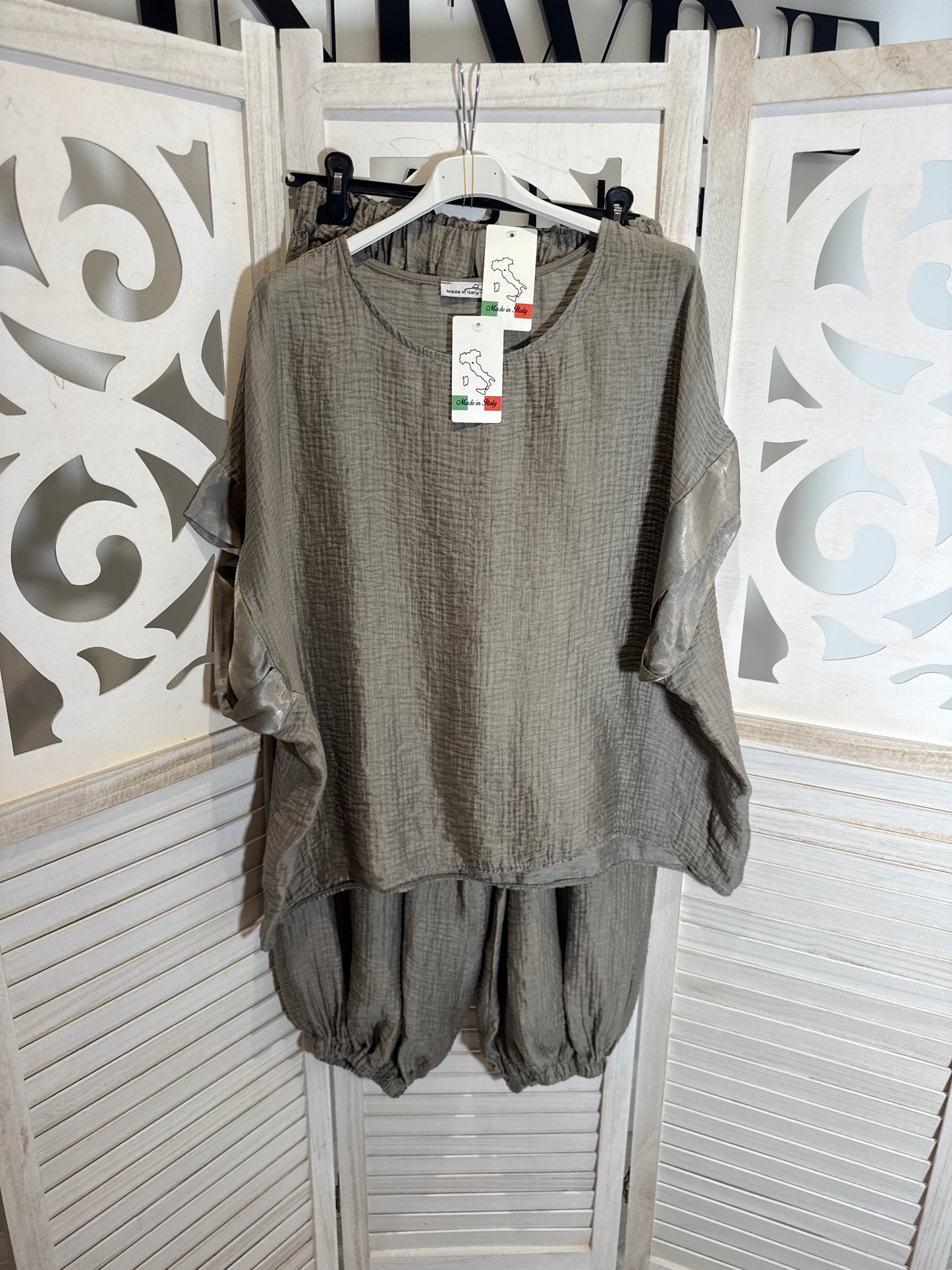 Pantalón elástico Matilda con blusa