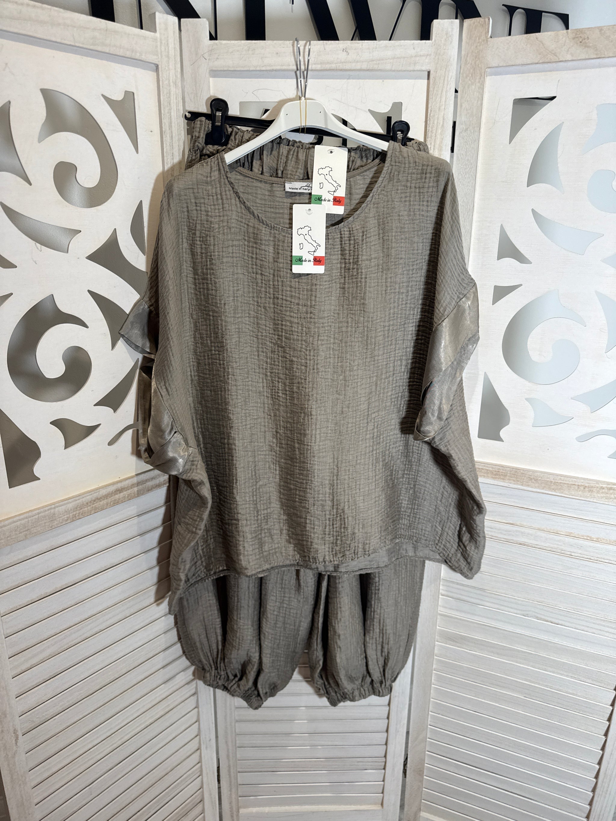 Pantalón elástico Matilda con blusa