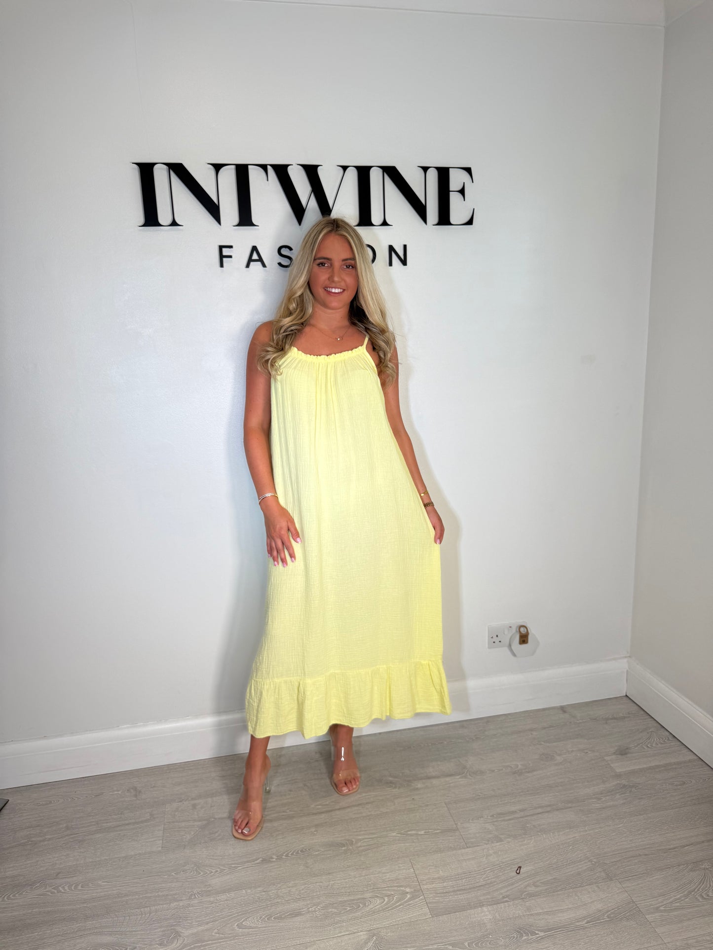 Riley Elastic Cotton Dress