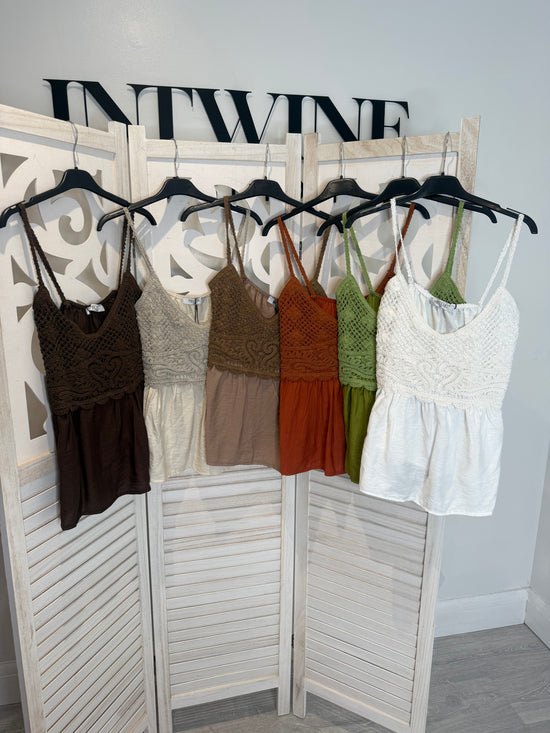 Kayleigh Crochet Cami Blouse