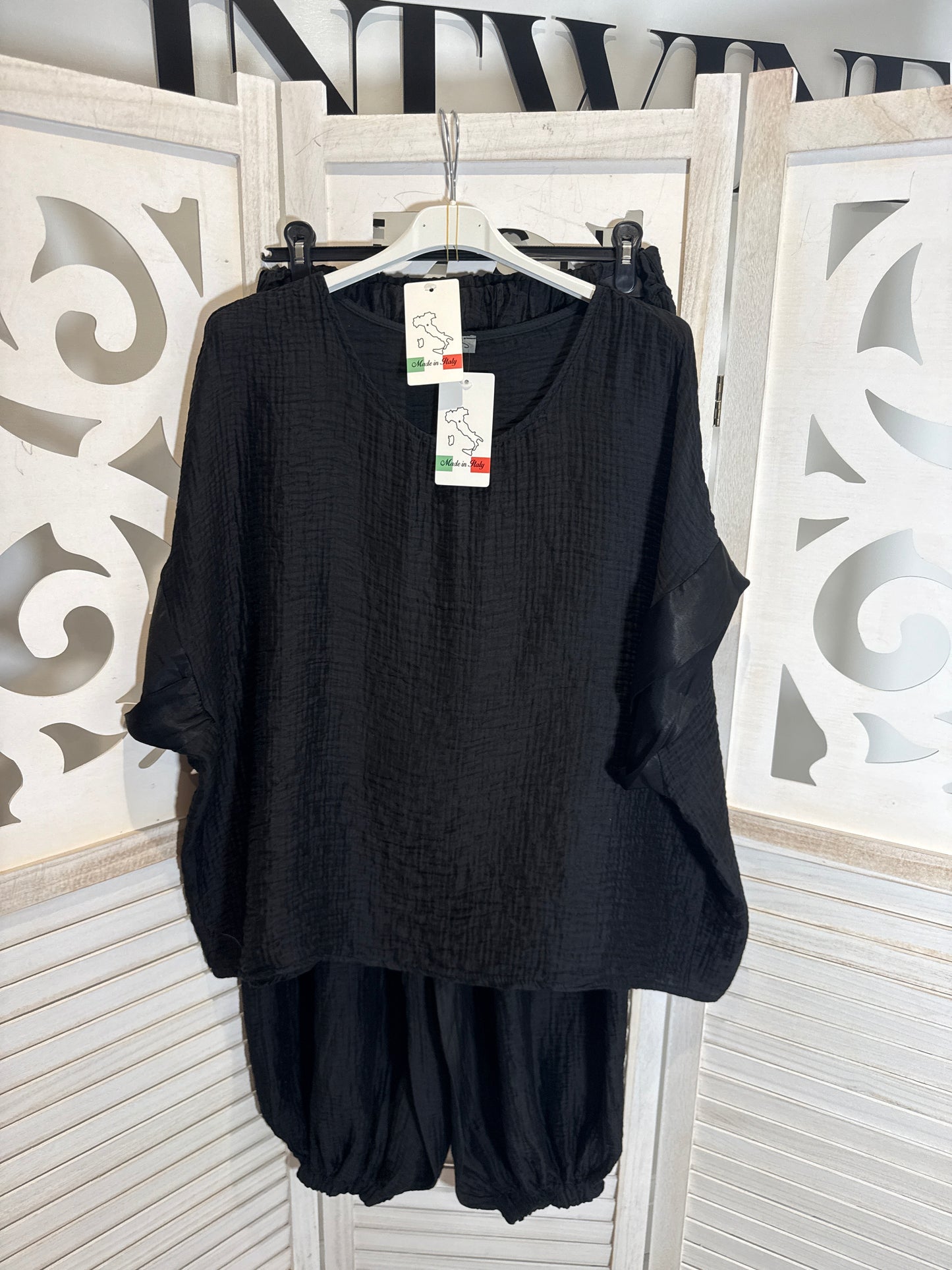 Pantalón elástico Matilda con blusa