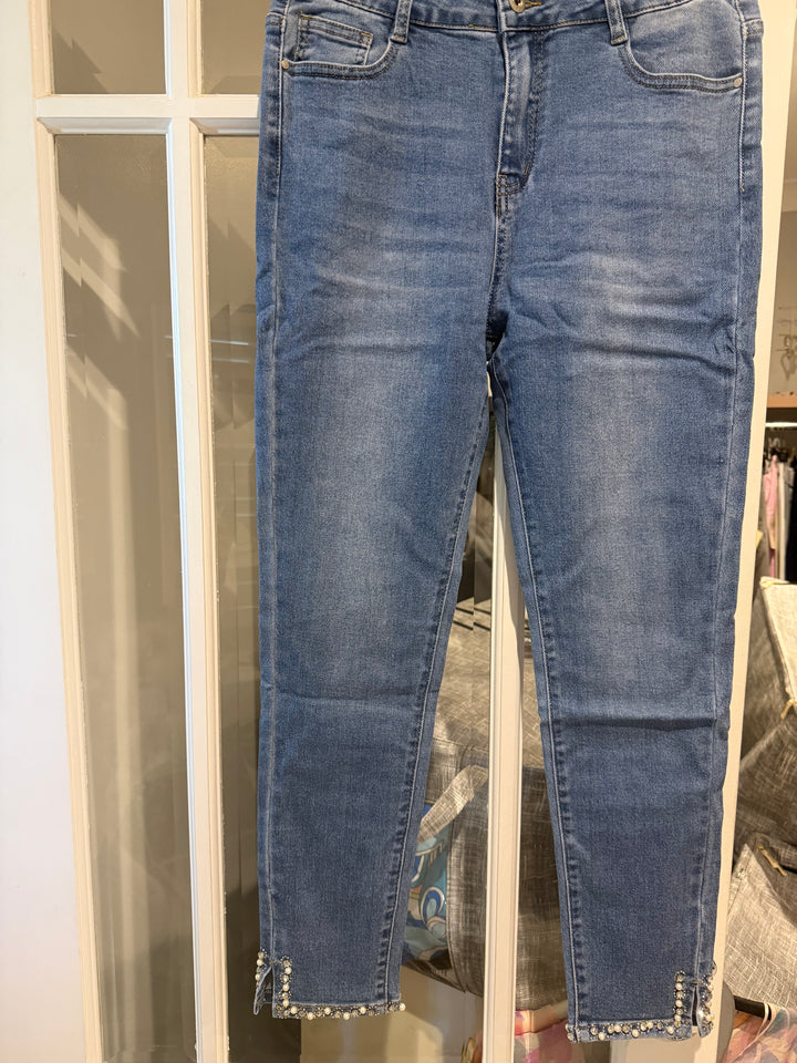 Grace Diamonte Stretch Jeans