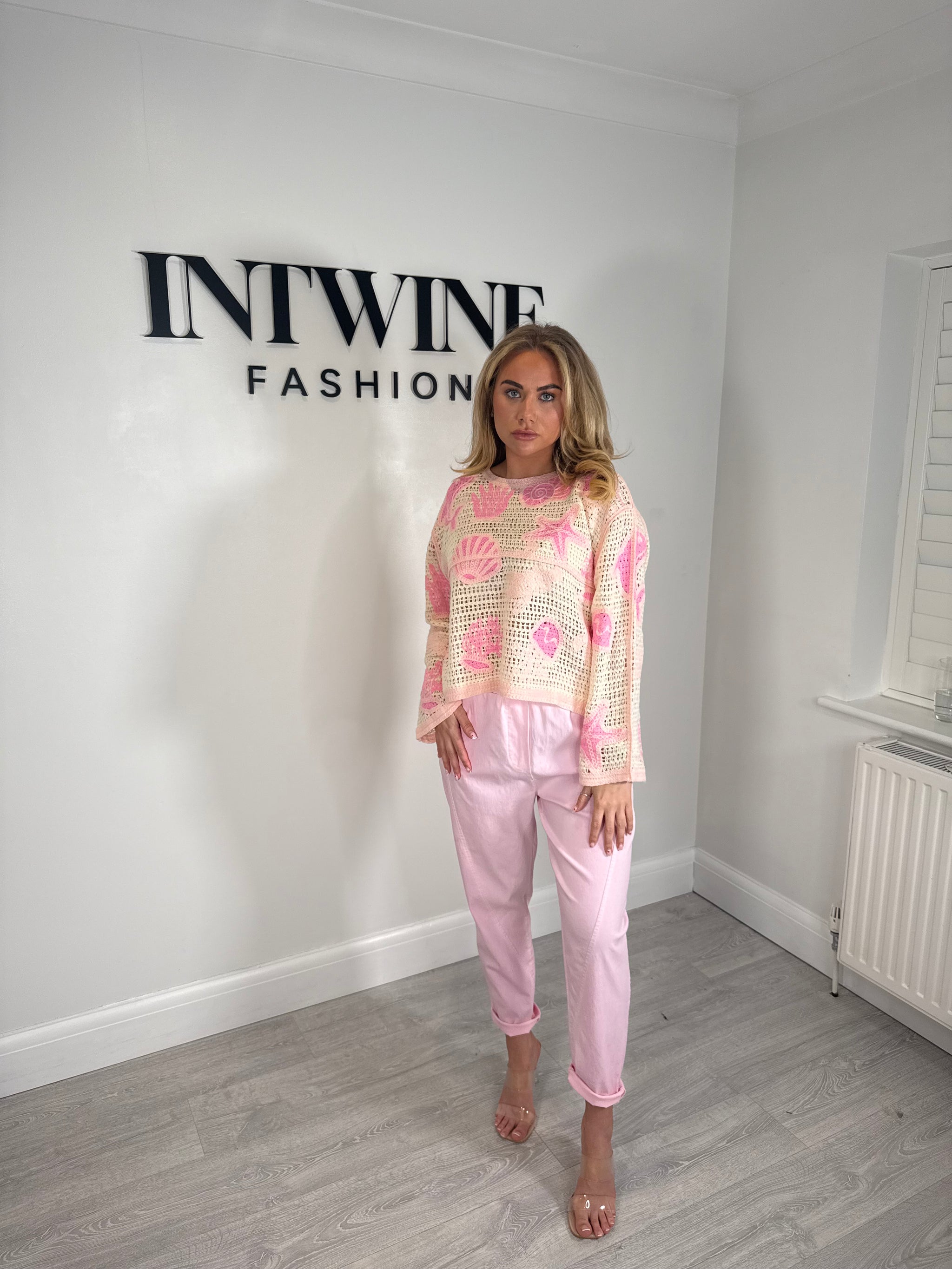 Magic acid wash trousers