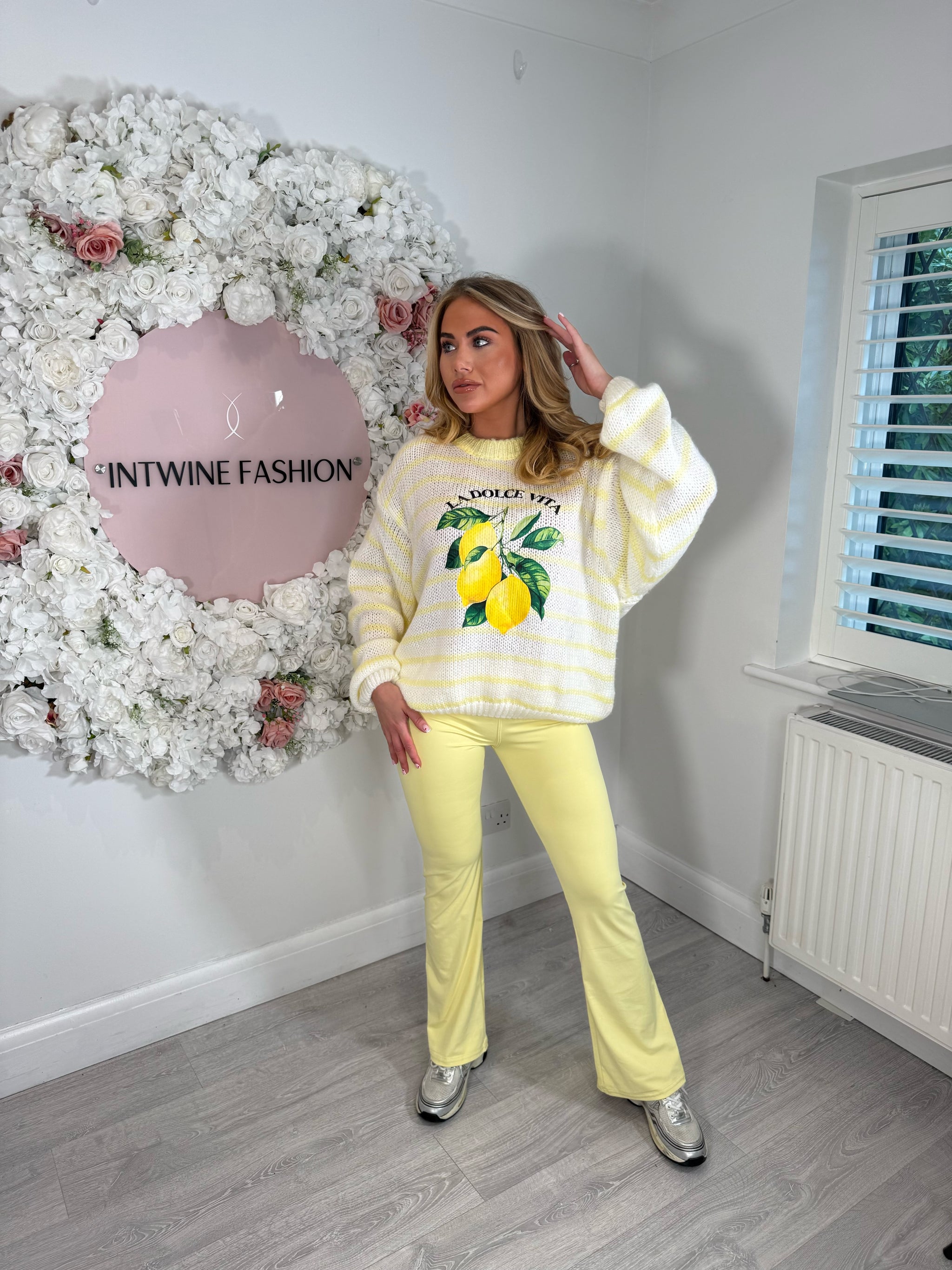 Pastel flared stretch flares