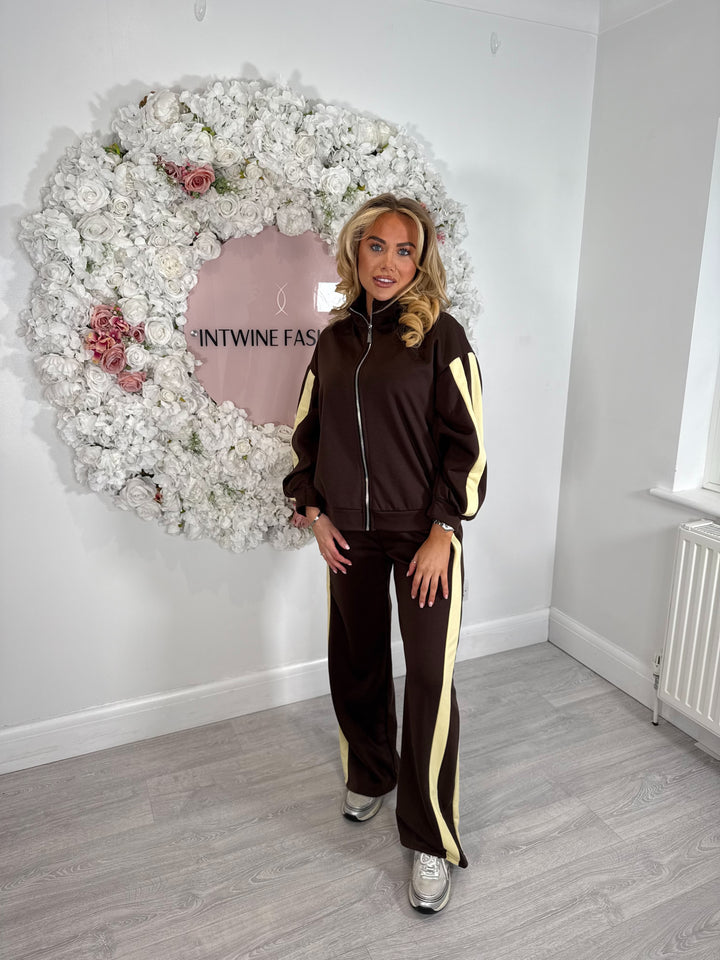 Elizabeth Stripe Zip Tracksuit