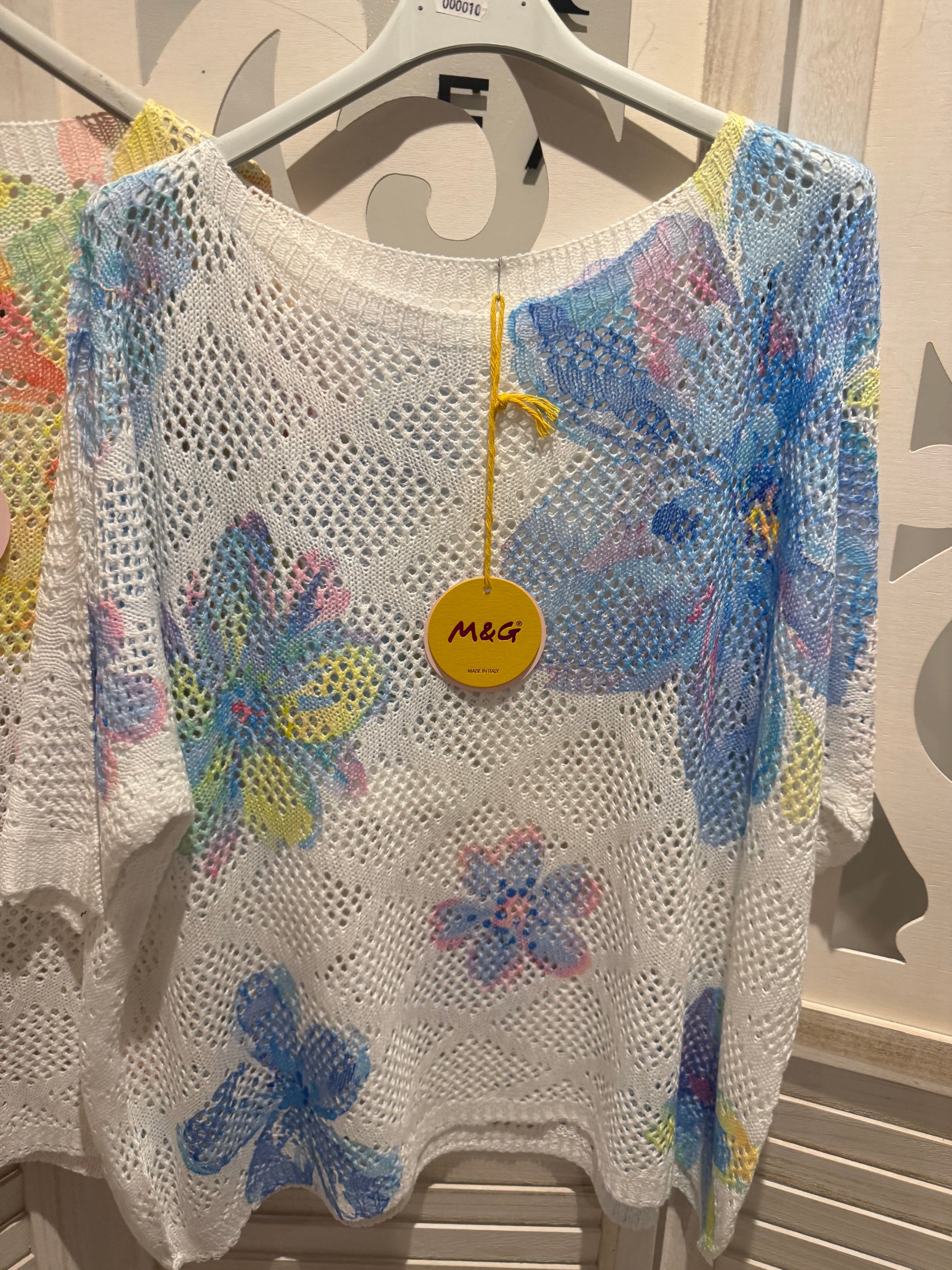 Sarah Floral Crochet Top