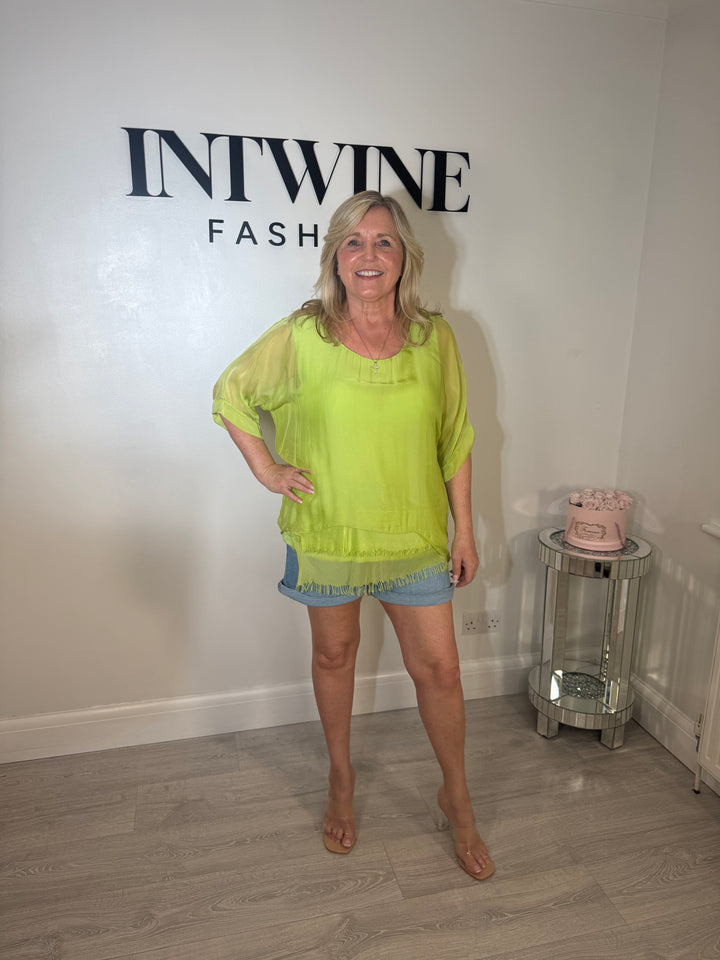 Chantelle Heart Button Denim Stretch Shorts