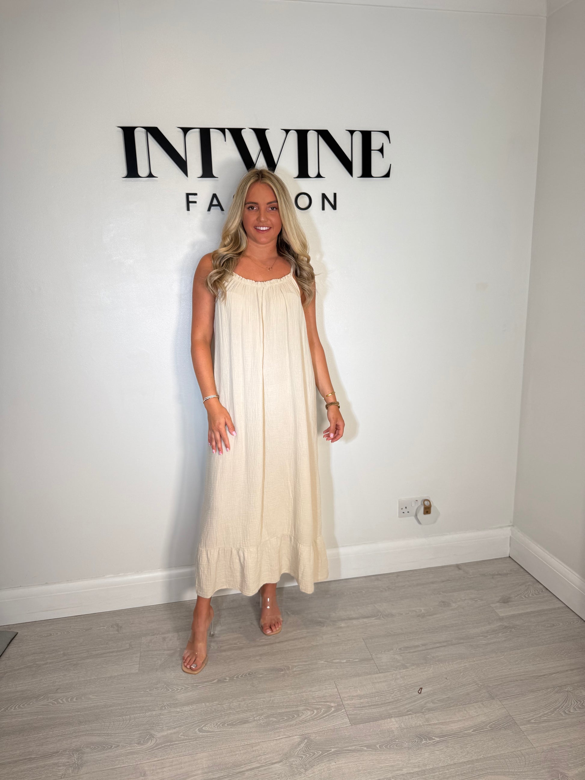 Rebecca Elastic Cotton Dress