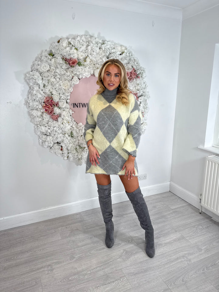 Rebecca Argyle Patterned Jumper Dress