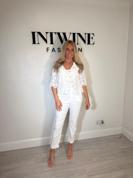 Claire Crochet Cardigan