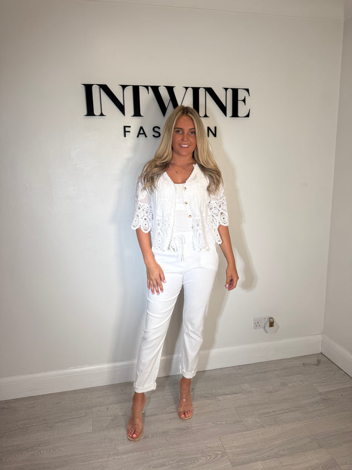 Claire Crochet Cardigan