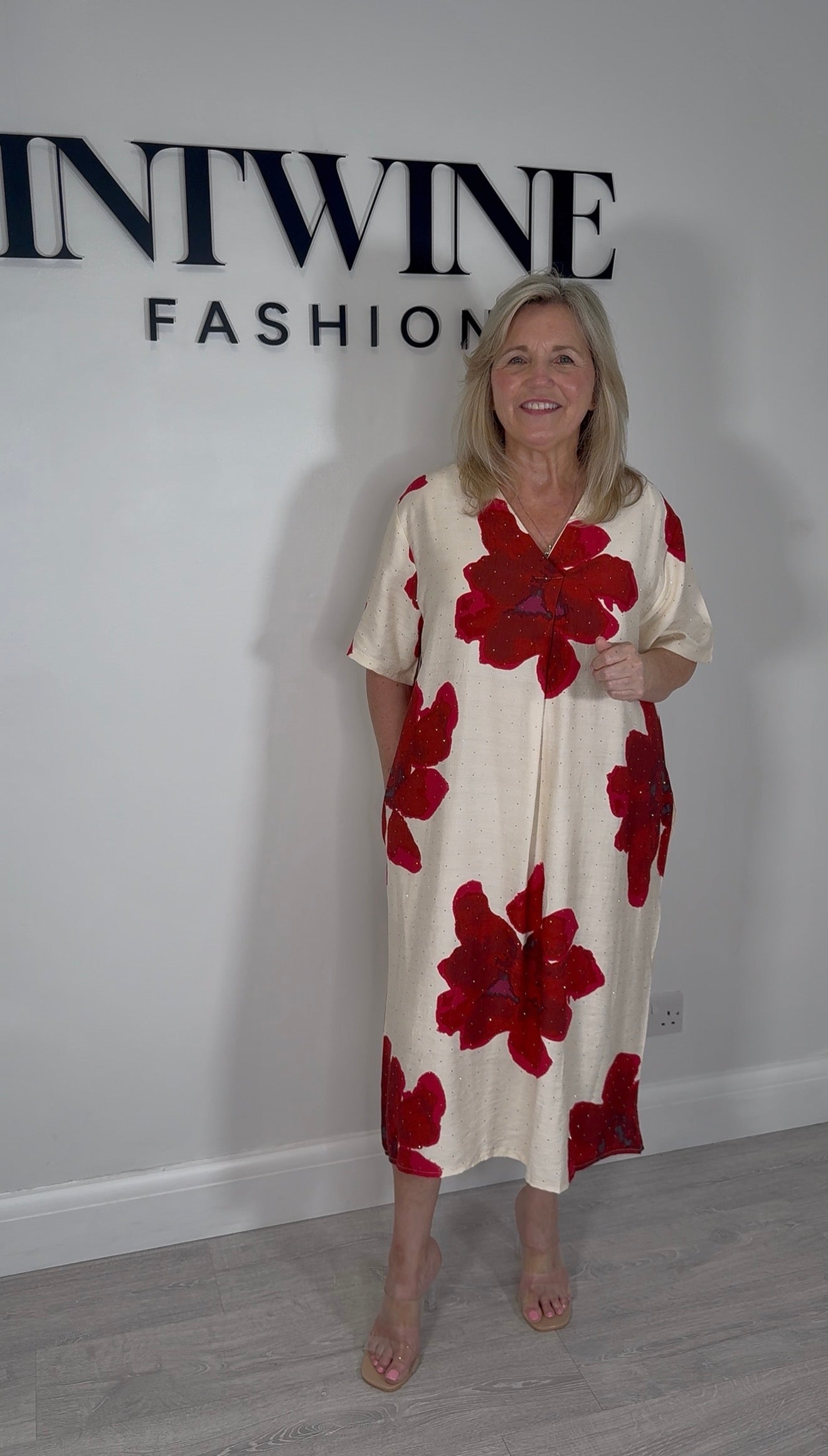 Poppy Diamonte Soft Dress