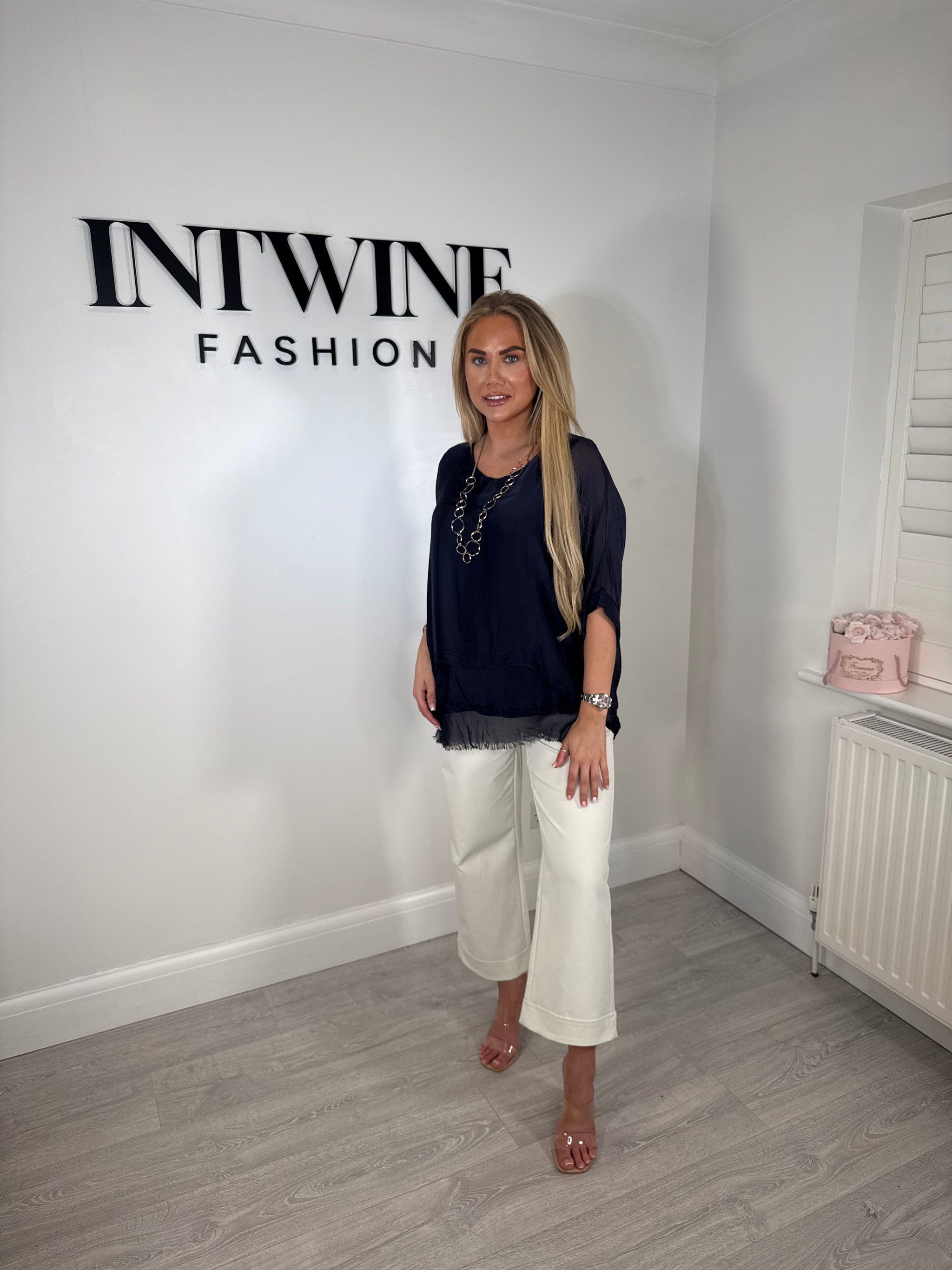 Mia Blouson silk mix Blouse