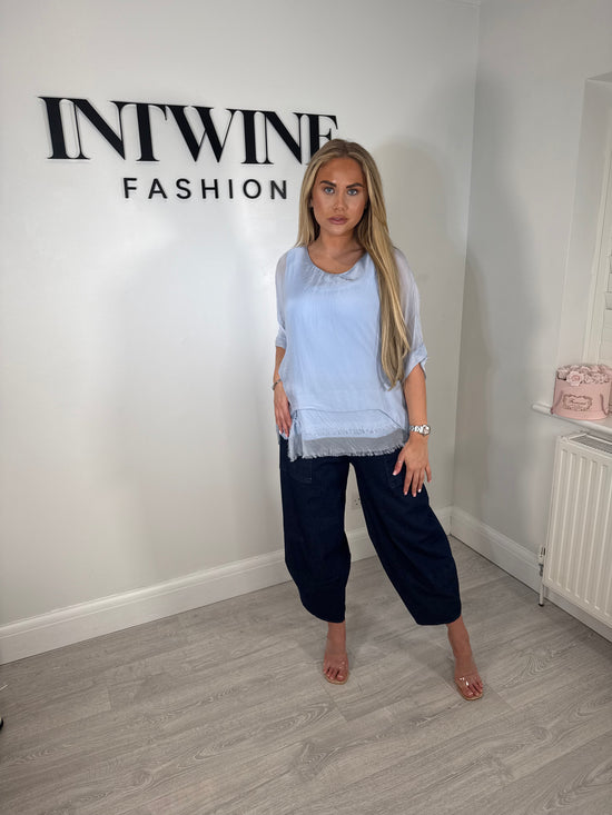 Mia Blouson silk mix Blouse