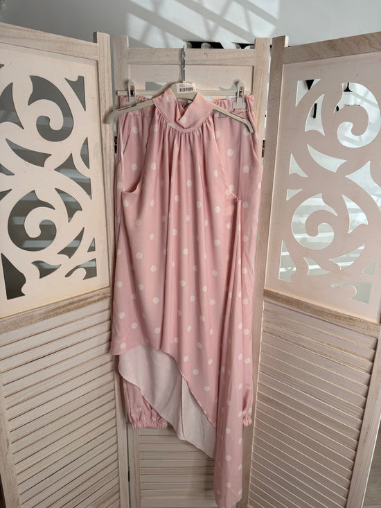 Phoebe polka dot asymmetric coord