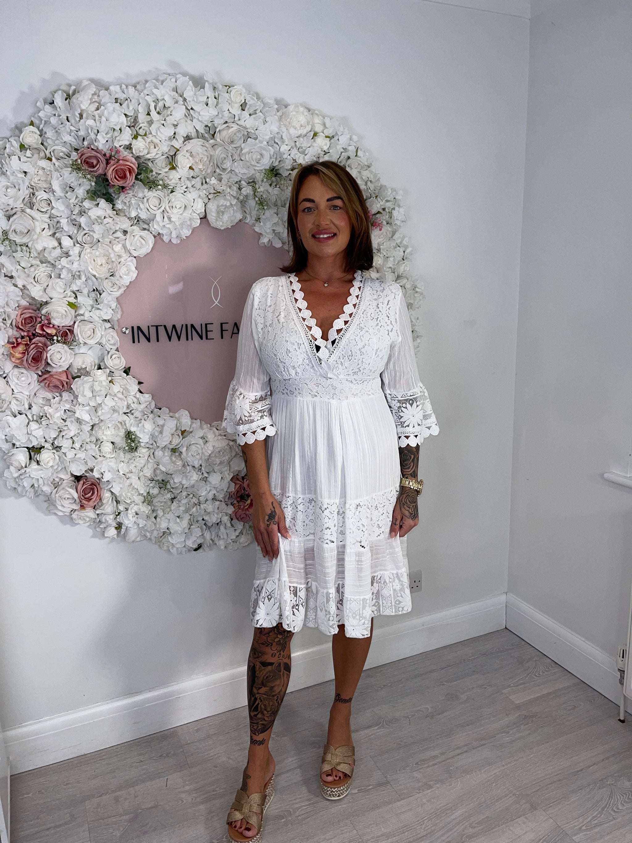 Standard Dayna embroidery dress