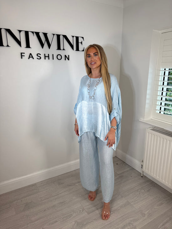 Louise Silky Bottom Tensel Co ord