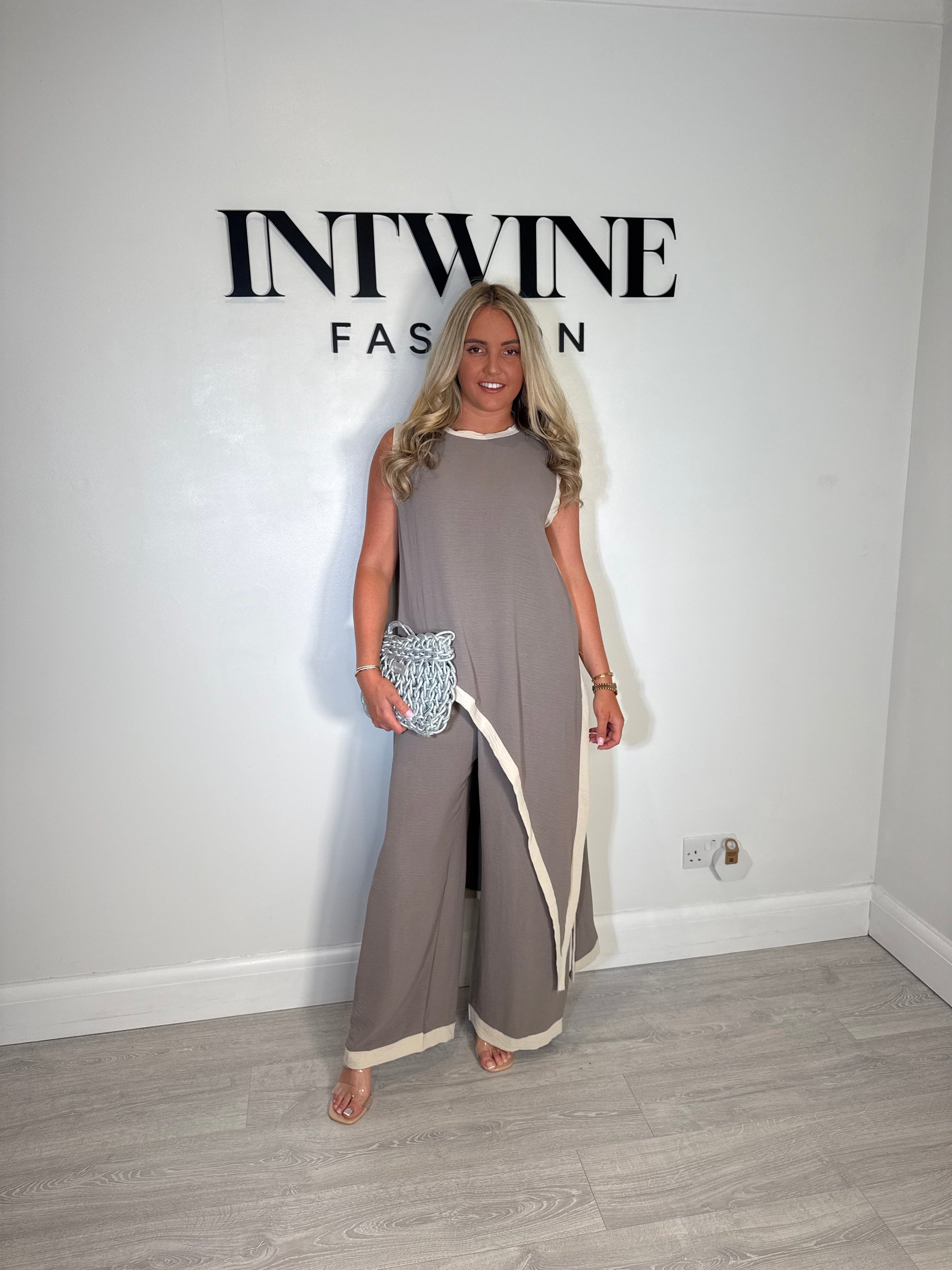 Orla Asymmetric Long Line Two Tone Coord