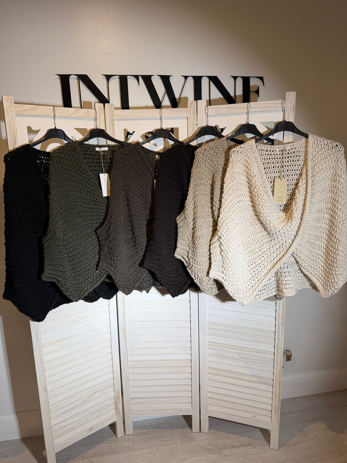 Terri soft knit alpaca crossover jumper