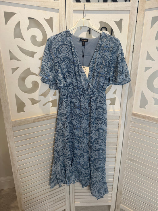 Florrie paisley elastic dress