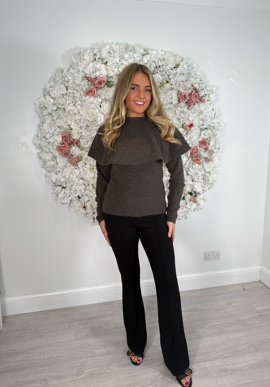 Ayla Frill front soft jumper