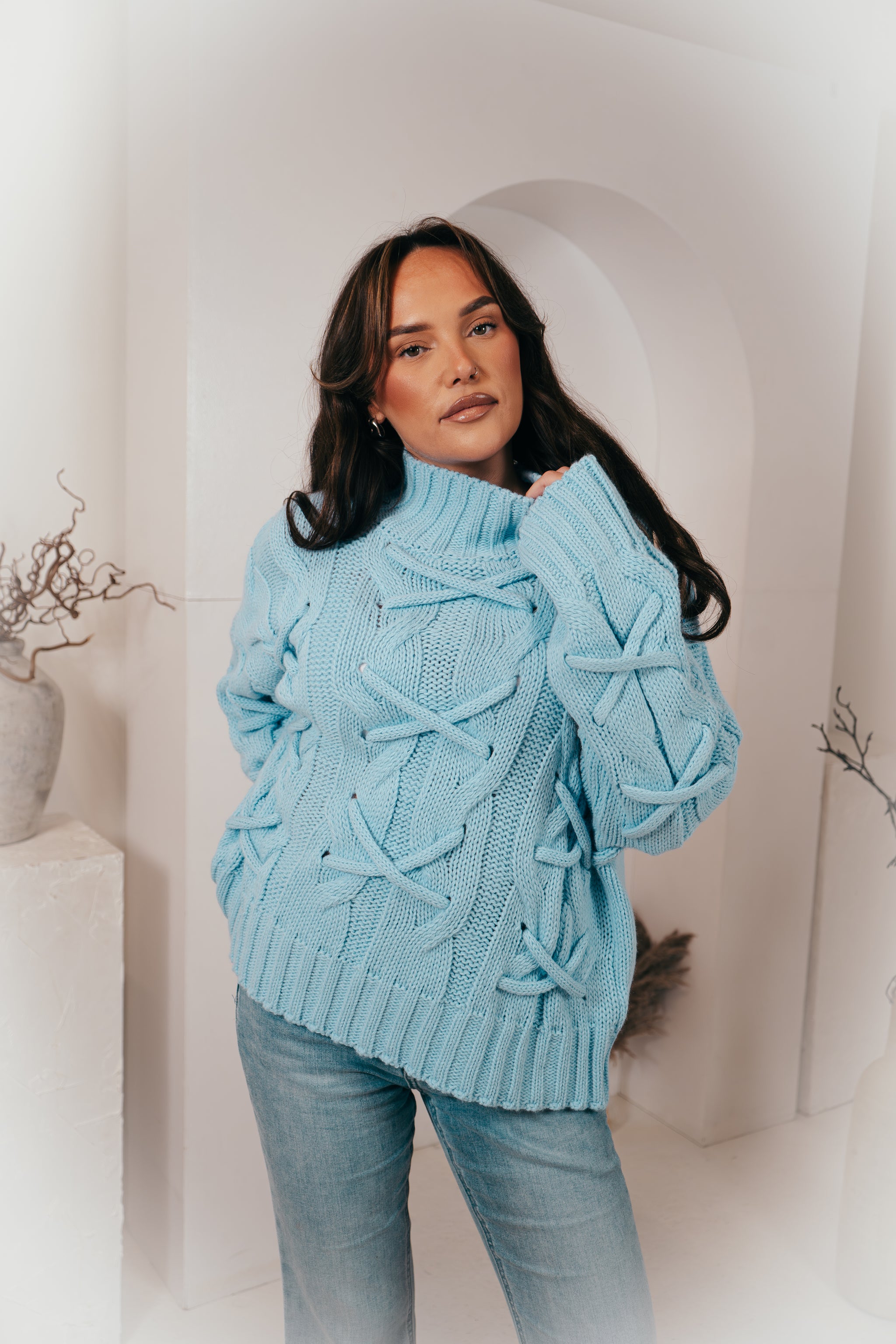 CLARE Cable Knit Jumper