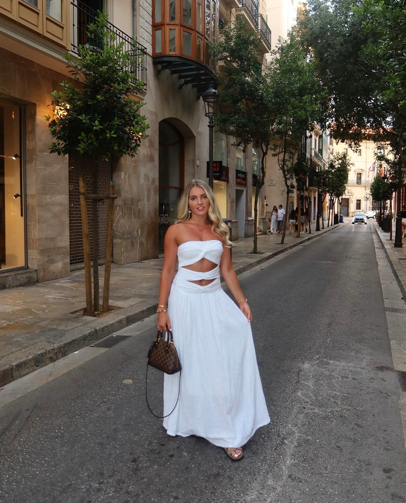 Edie cheesecloth cut out dress